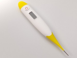 digital thermometer 3D 模型