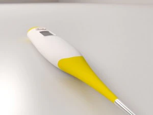 digital thermometer 3D Model
