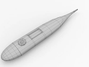 digital thermometer 3D Model