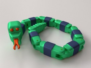toy snake 3D Model