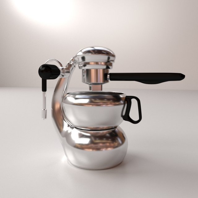 espresso maker Modelo 3D .c4d .max .obj .3ds .fbx .stl .blend 