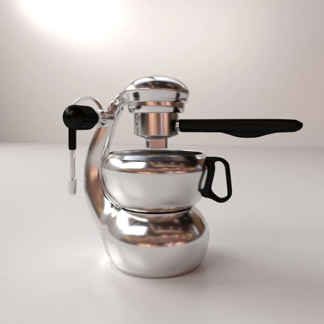 m&aacute;quina de caf&eacute; expreso Modelo 3D .c4d .max .obj .3ds .fbx .stl .blend 