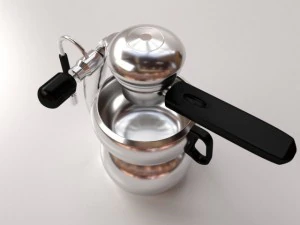 m&aacute;quina de caf&eacute; expreso Modelo 3D