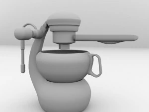 m&aacute;quina de caf&eacute; expreso Modelo 3D