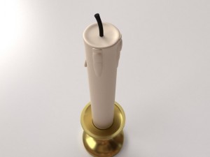 candle 3D मॉडल