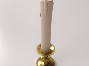 candle 3D 模型