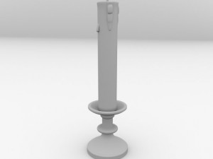 candle 3D 模型
