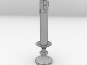 candle 3D 模型