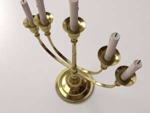 candlestick 3D Model