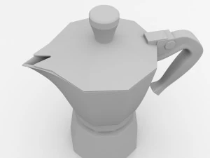 moka Modello 3D