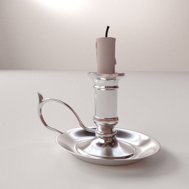 candlestick v2 3D 모델 .c4d .max .obj .3ds .fbx .stl .blend 