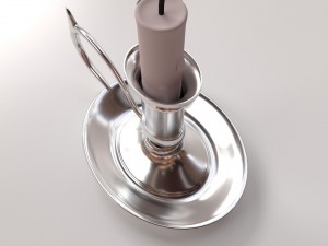 candlestick v2 3D 모델