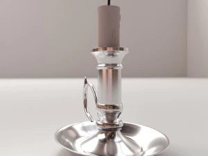 candlestick v2 3D Model