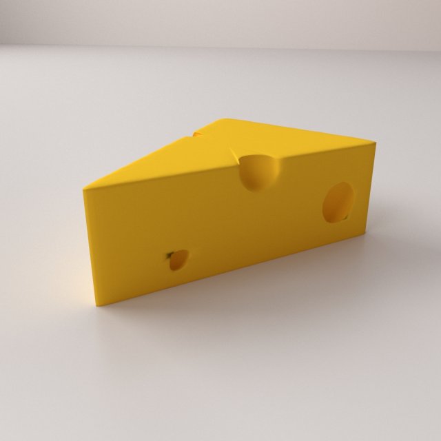 cheese 3D 모델 .c4d .max .obj .3ds .fbx .stl .blend 