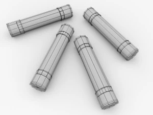 miccia di vetro Modello 3D