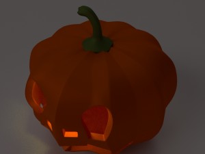 halloween pumpkin Model 3D