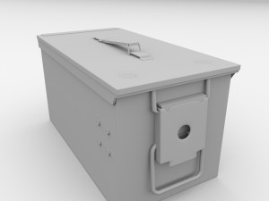 ammo box 3D 모델