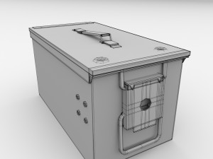 ammo box 3D 모델