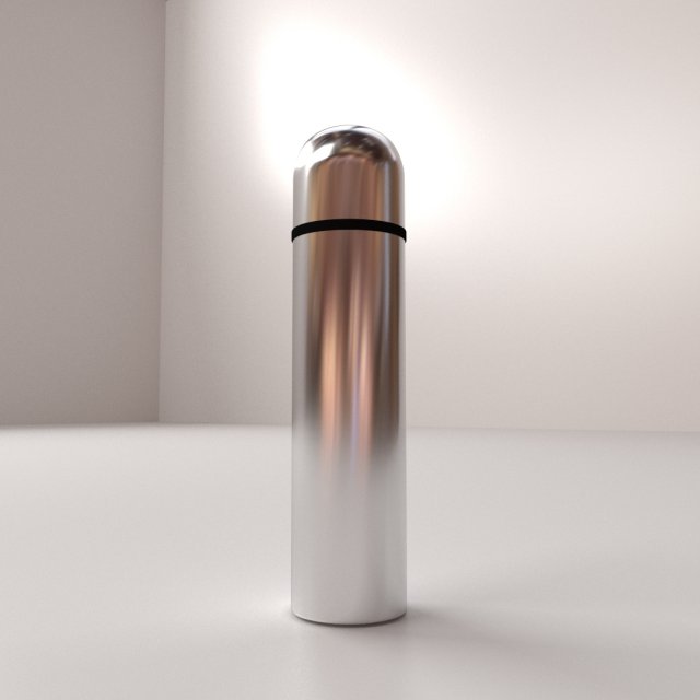 vacuum flask Modelo 3D .c4d .max .obj .3ds .fbx .stl .blend 