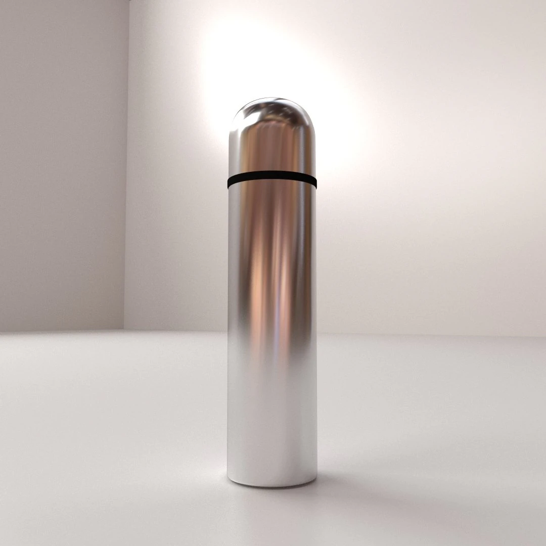 vacuum flask 3D Model .c4d .max .obj .3ds .fbx .stl .blend 