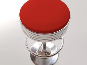 bar stool v3 3D Model