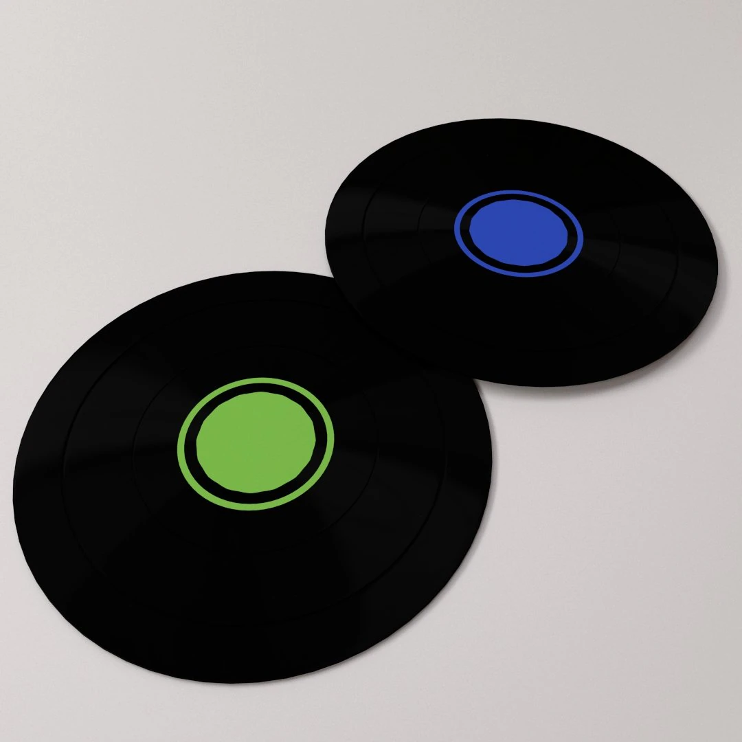 vinyl record 3D Model .c4d .max .obj .3ds .fbx .stl .blend 