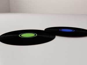vinyl record Modello 3D
