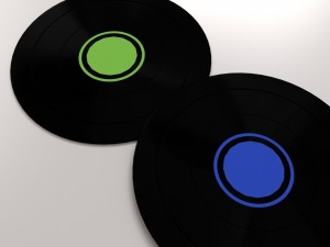 vinyl record Modello 3D