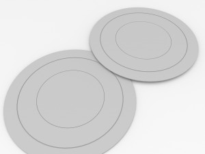 vinyl record Modello 3D