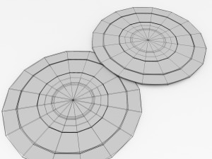 vinyl record Modello 3D