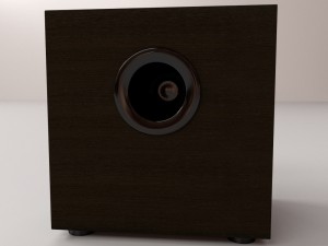 subwoofer 3D मॉडल