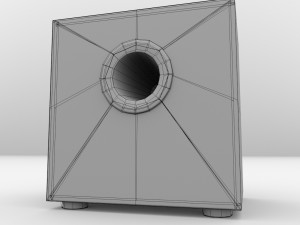 subwoofer 3D मॉडल
