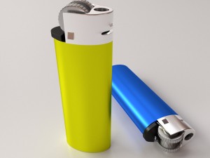 cigarette lighter Modelo 3D