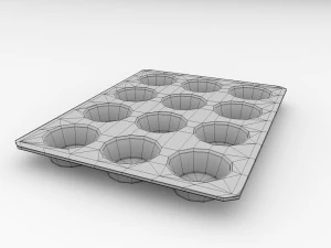 muffin pan 3D Model