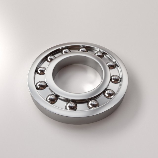 ball bearing 3D Model .c4d .max .obj .3ds .fbx .stl .blend