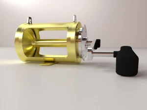 carretel de pesca Modelo 3D