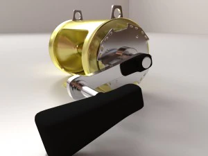 carretel de pesca Modelo 3D