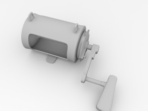 fishing reel 3D Модель