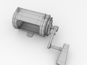 fishing reel 3D Модель