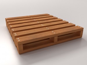 wood pallet 3D मॉडल