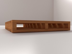wood pallet 3D मॉडल