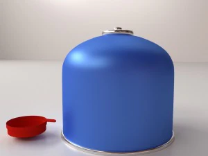 camping butane gas 3D Model