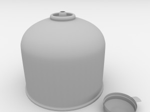 camping butane gas 3D-Modell