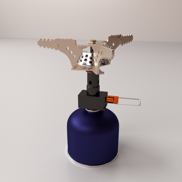 portable stove 3D Model .c4d .max .obj .3ds .fbx .stl .blend 