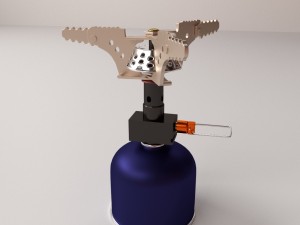 portable stove 3D Model