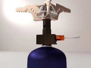 estufa port&aacute;til Modelo 3D