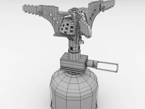 estufa port&aacute;til Modelo 3D