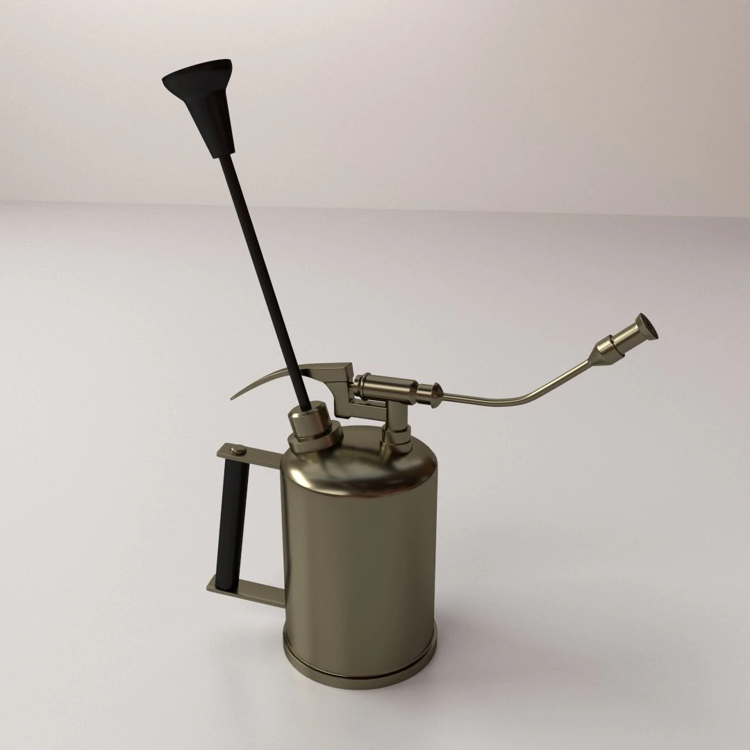 antique garden sprayer 3D Model .c4d .max .obj .3ds .fbx .stl .blend 