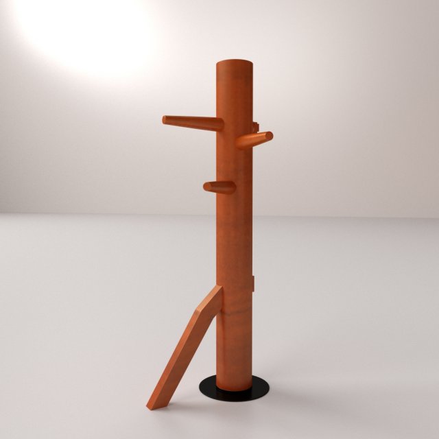 wooden dummy Modelo 3D .c4d .max .obj .3ds .fbx .stl .blend 