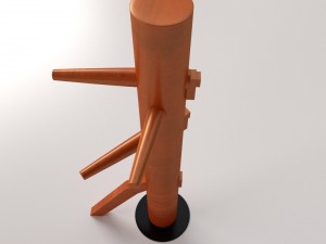 wooden dummy Modelo 3D